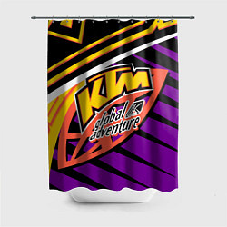 Шторка для душа KTM VINTAGE 90S, цвет: 3D-принт