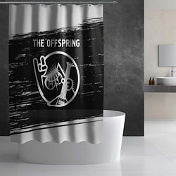 Шторка для душа The Offspring КОТ Краска, цвет: 3D-принт — фото 2