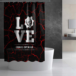Шторка для душа Gears of War Love Классика, цвет: 3D-принт — фото 2