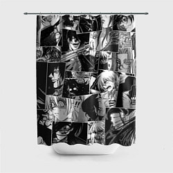 Шторка для душа Хэллсинг паттерн Hellsing, цвет: 3D-принт