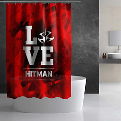 Шторка для душа Hitman Love Классика, цвет: 3D-принт — фото 2