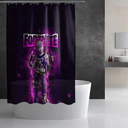 Шторка для душа Fortnite Dark Power Chord Video game, цвет: 3D-принт — фото 2