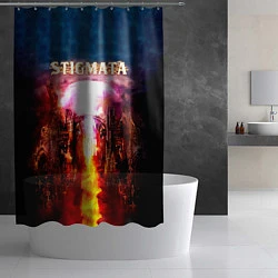 Шторка для душа Stigmata альбом, цвет: 3D-принт — фото 2