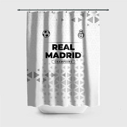 Шторка для душа Real Madrid Champions Униформа, цвет: 3D-принт