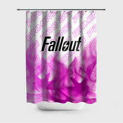 Шторка для душа Fallout pro gaming: символ сверху, цвет: 3D-принт