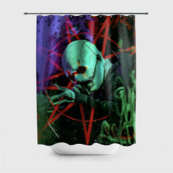 Шторка для душа Slipknot-Corey Taylor, цвет: 3D-принт
