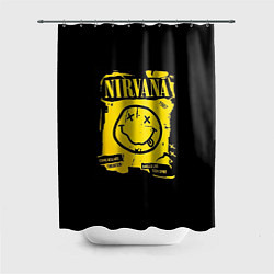 Шторка для душа Nirvana принт, цвет: 3D-принт