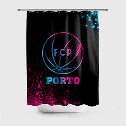 Шторка для душа Porto - neon gradient, цвет: 3D-принт