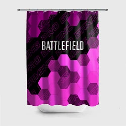 Шторка для душа Battlefield pro gaming: символ сверху, цвет: 3D-принт