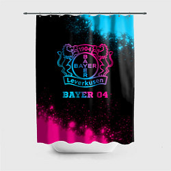 Шторка для душа Bayer 04 - neon gradient, цвет: 3D-принт