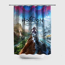 Шторка для душа Horizon call of the mountain keyart, цвет: 3D-принт