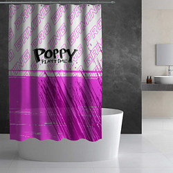 Шторка для душа Poppy Playtime pro gaming: символ сверху, цвет: 3D-принт — фото 2