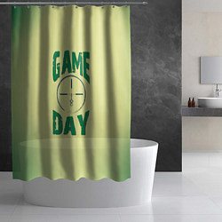 Шторка для душа Game day, цвет: 3D-принт — фото 2