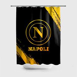 Шторка для душа Napoli - gold gradient, цвет: 3D-принт