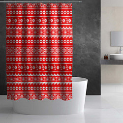 Шторка для душа Jacquard pattern, цвет: 3D-принт — фото 2