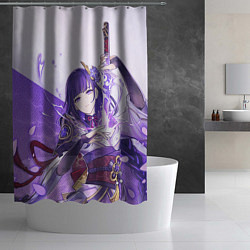 Шторка для душа Raiden Shogun Reign of Serenity, цвет: 3D-принт — фото 2