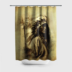 Шторка для душа Старейшина, цвет: 3D-принт