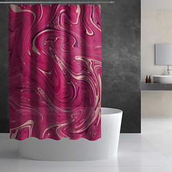 Шторка для душа Яркая волна, цвет: 3D-принт — фото 2