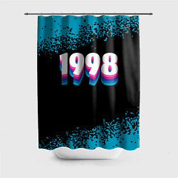 Шторка для душа Made in 1998: vintage art, цвет: 3D-принт