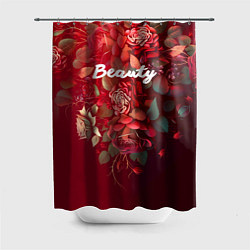 Шторка для душа Beauty Красота розы, цвет: 3D-принт
