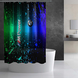 Шторка для душа BMW - M Power - motorsport, цвет: 3D-принт — фото 2