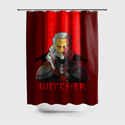 Шторка для душа The witcher simpson, цвет: 3D-принт