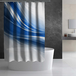 Шторка для душа Ледяной поток ветра, цвет: 3D-принт — фото 2