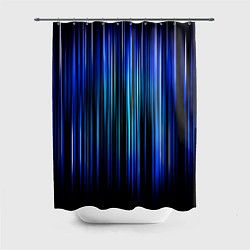 Шторка для душа Neon line stripes, цвет: 3D-принт