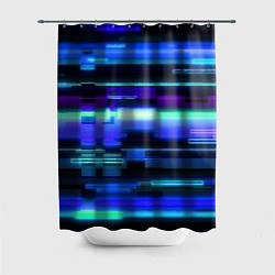 Шторка для душа Модные помехи, цвет: 3D-принт
