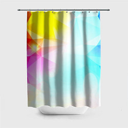 Шторка для ванной Gradient colors geometry