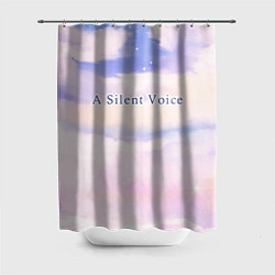 Шторка для душа A Silent Voice sky clouds, цвет: 3D-принт