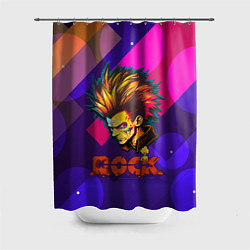 Шторка для душа Панк зомби, цвет: 3D-принт