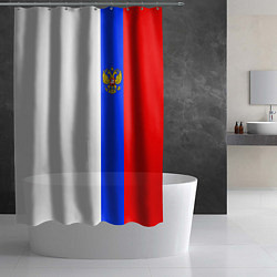 Шторка для душа Цвета России - герб, цвет: 3D-принт — фото 2