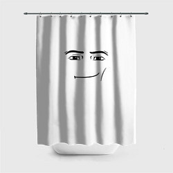 Шторка для душа Одежда Man Face Roblox, цвет: 3D-принт