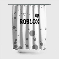 Шторка для душа Roblox glitch на светлом фоне: символ сверху, цвет: 3D-принт