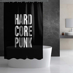 Шторка для душа Hardcore punk, цвет: 3D-принт — фото 2