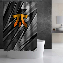 Шторка для душа Fnatic - монохромная, цвет: 3D-принт — фото 2