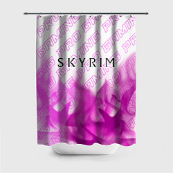 Шторка для душа Skyrim pro gaming: символ сверху, цвет: 3D-принт