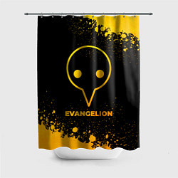 Шторка для душа Evangelion - gold gradient, цвет: 3D-принт