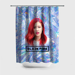 Шторка для душа Blackpink Rose, цвет: 3D-принт