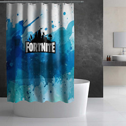 Шторка для душа Fortnite Logo Paint, цвет: 3D-принт — фото 2