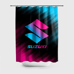Шторка для душа Suzuki - neon gradient, цвет: 3D-принт