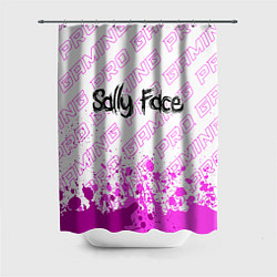 Шторка для душа Sally Face pro gaming: символ сверху, цвет: 3D-принт