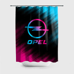 Шторка для душа Opel - neon gradient, цвет: 3D-принт