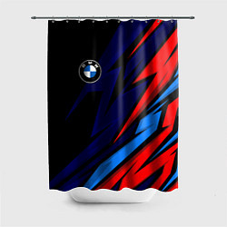 Шторка для душа BMW - m colors and black, цвет: 3D-принт