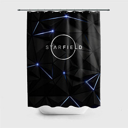 Шторка для душа Stafield logo black, цвет: 3D-принт