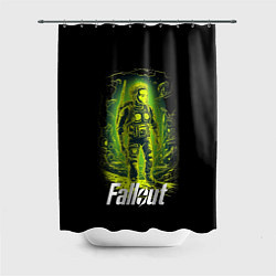 Шторка для душа Fallout game poster style, цвет: 3D-принт