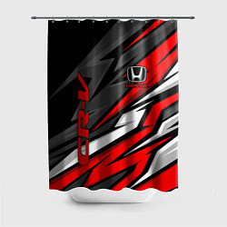 Шторка для душа Honda - CR-V - геометрия, цвет: 3D-принт