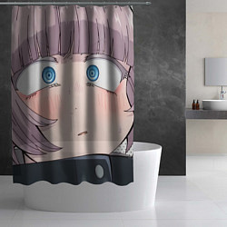 Шторка для душа Песнь ночных сов Надзуна Нанакуса, цвет: 3D-принт — фото 2