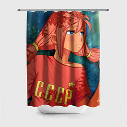 Шторка для душа Бесконечное лето Ульяна, цвет: 3D-принт
